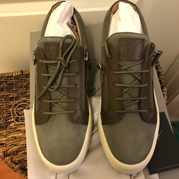 green giuseppe zanotti sneakers